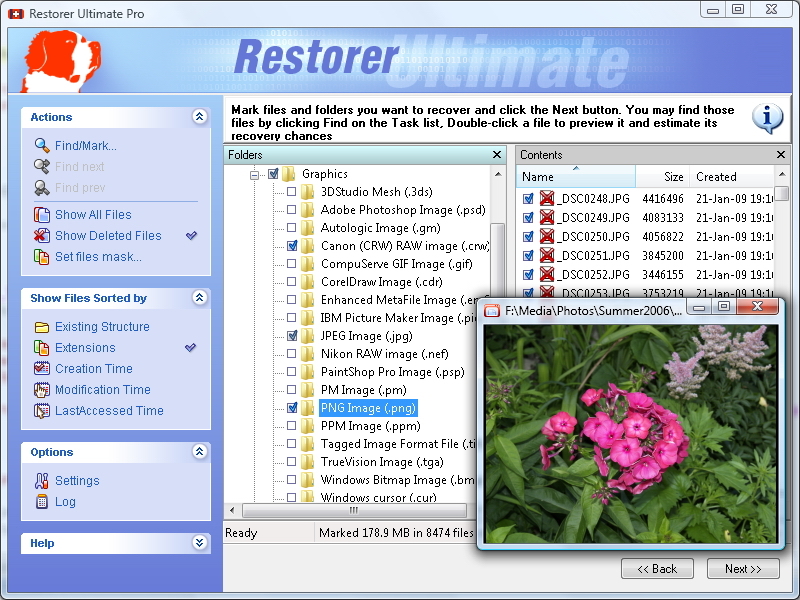 Restorer2000 Data Recovery Software Screenshot